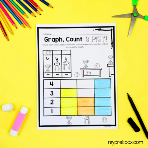 graphing worksheet for preschool