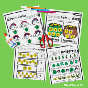 free st patricks day worksheets for kids