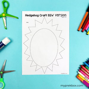 hedgehog craft for kids