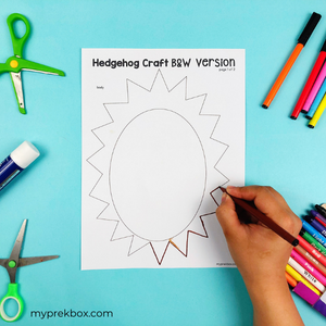 hedgehog craft for kids