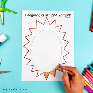 hedgehog craft for kids