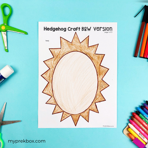 hedgehog crafts for preschoolers