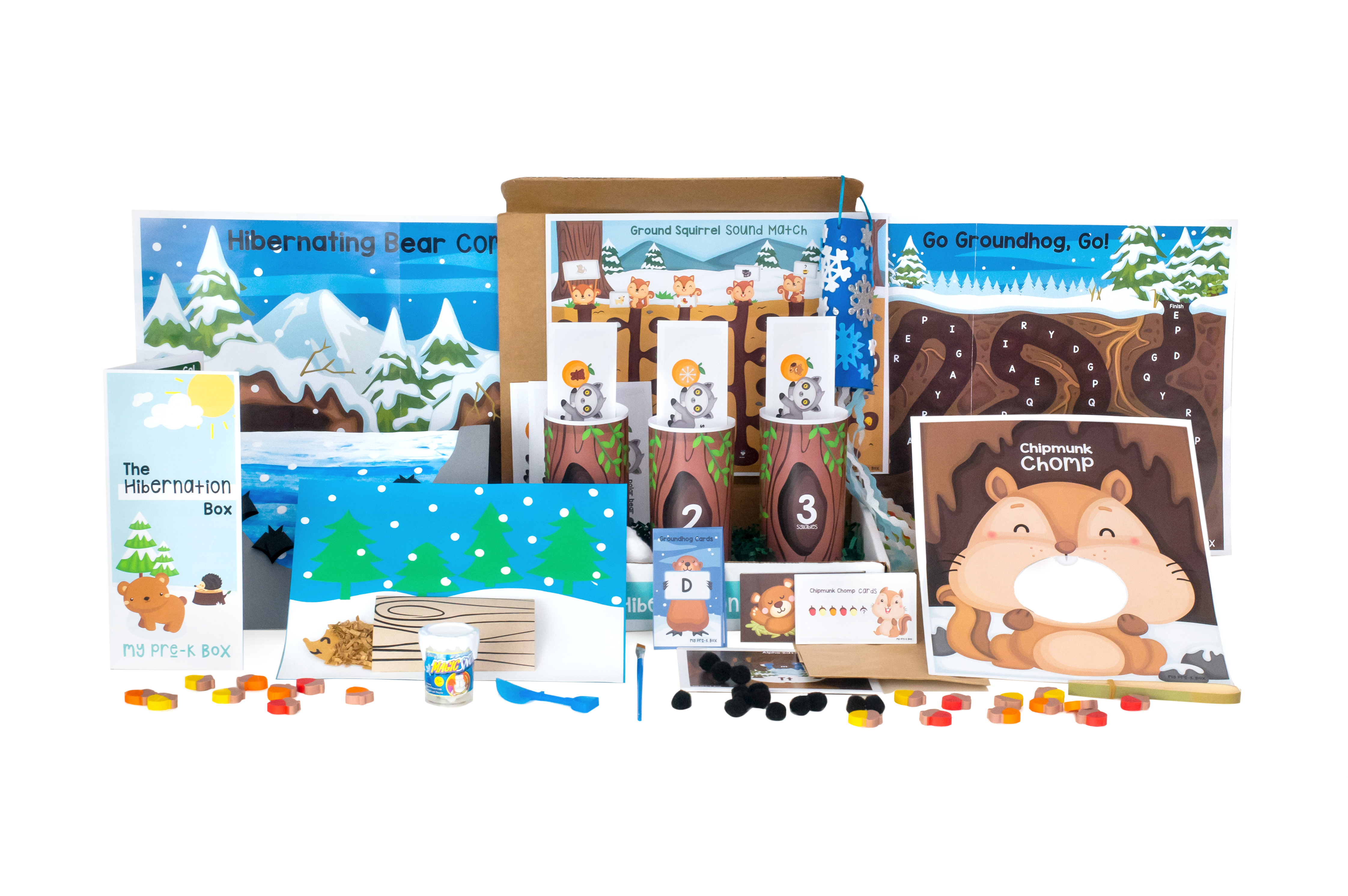 My Pre-K Box Hibernation Box, preschool learning kit