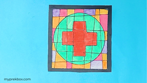 stained glass artwork for kids