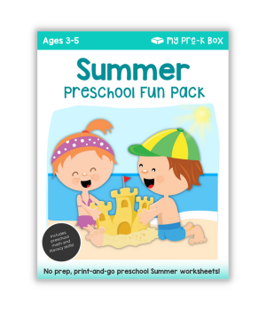 free summer theme worksheets for kids
