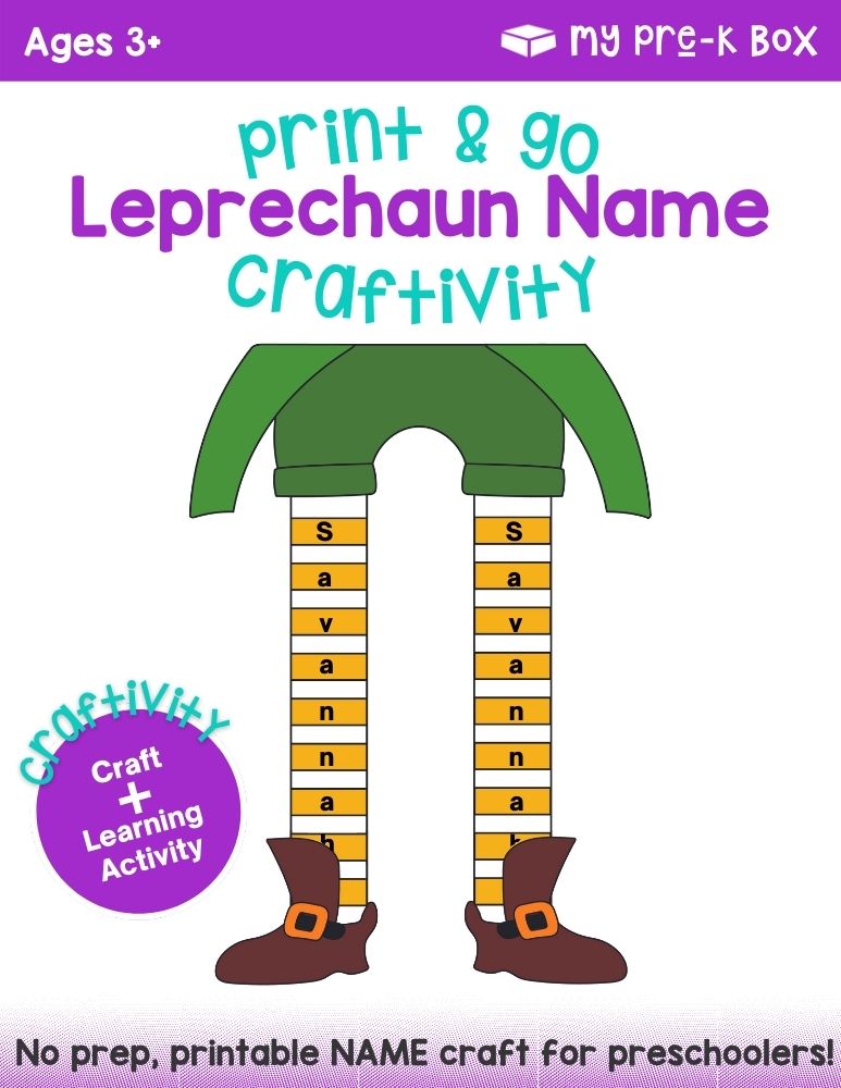 Leprechaun Name Craftivity