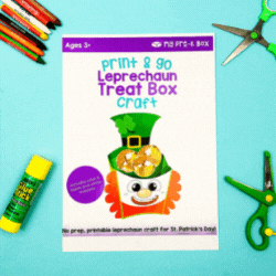 leprechaun treat box craft