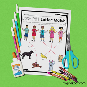 uppercase and lowercase matching worksheet