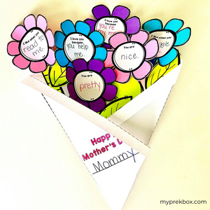 mothersday bouquet craft for preschoolers