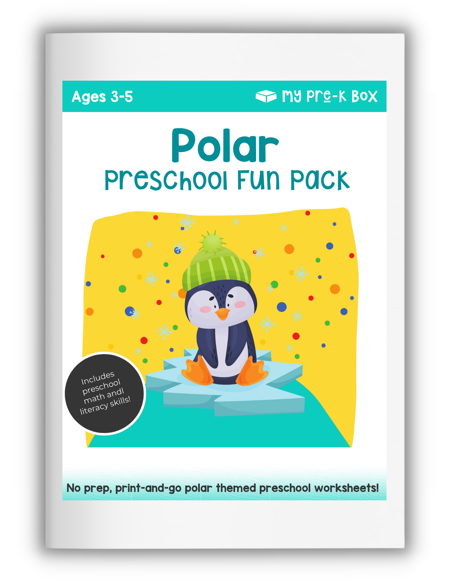 My Pre-K Box Free Polar Themed Preschool Worksheets