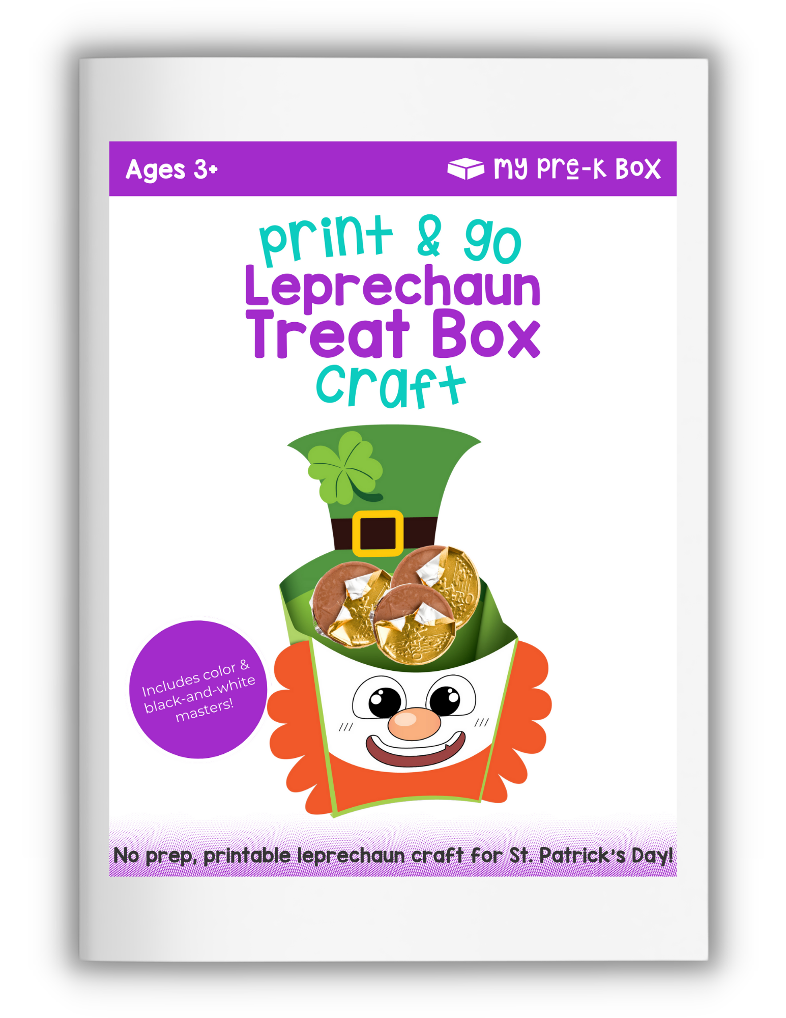 My Pre-K Box Saint Patrick's Day Leprechaun Treat Box Craft