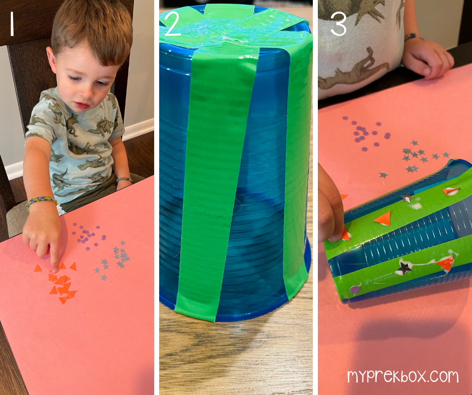 identifying and learning shapes - preschool activities