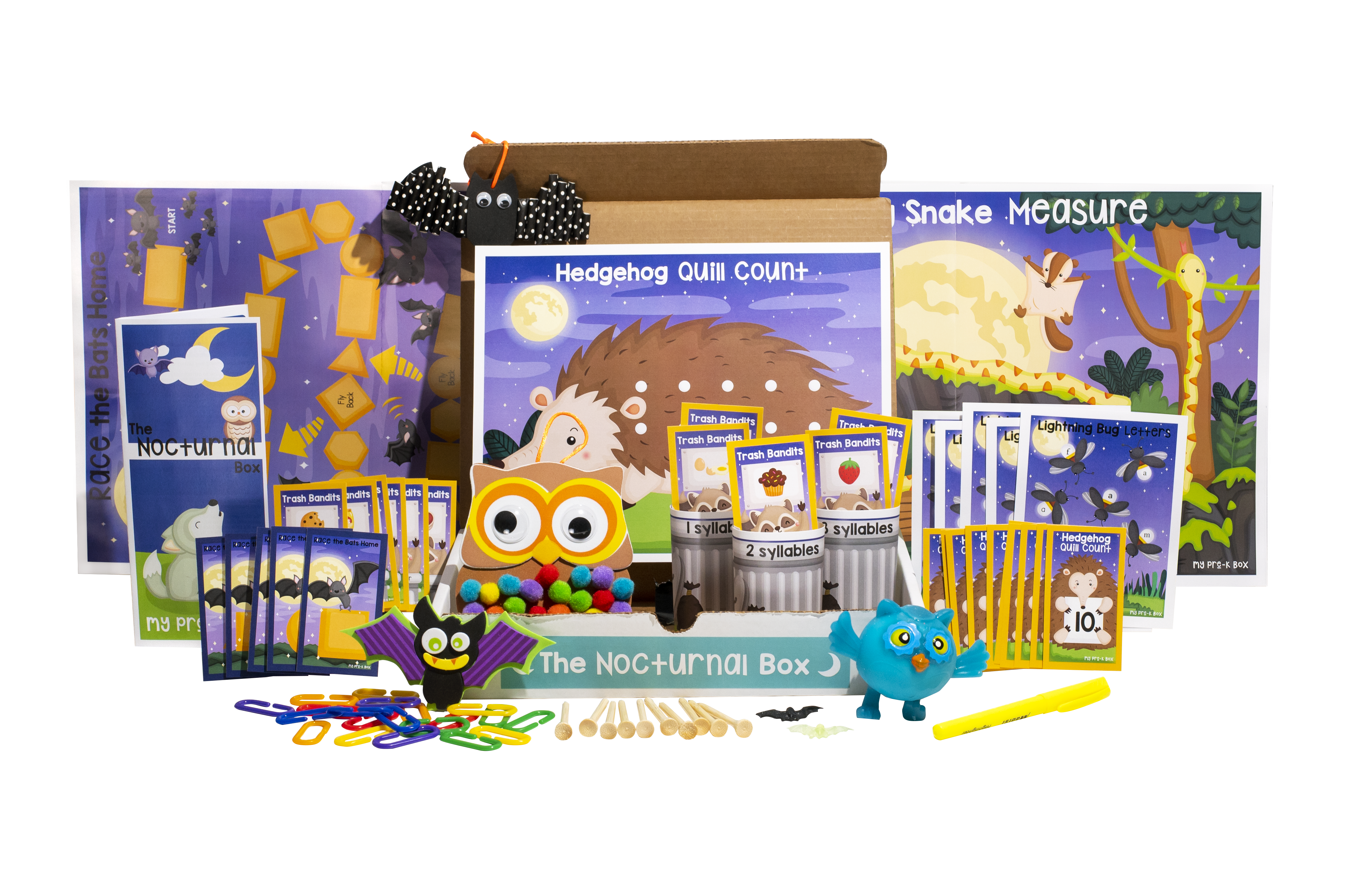 nocturnal themed activities for kids