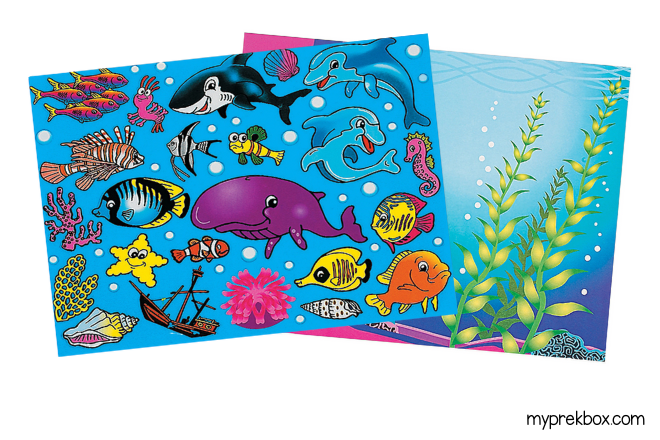 ocean theme stickers for kids