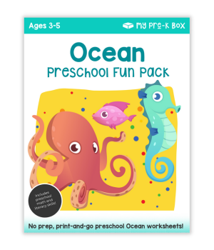 free ocean theme worksheets for preschoolers