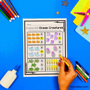 free ocean theme worksheets for kids