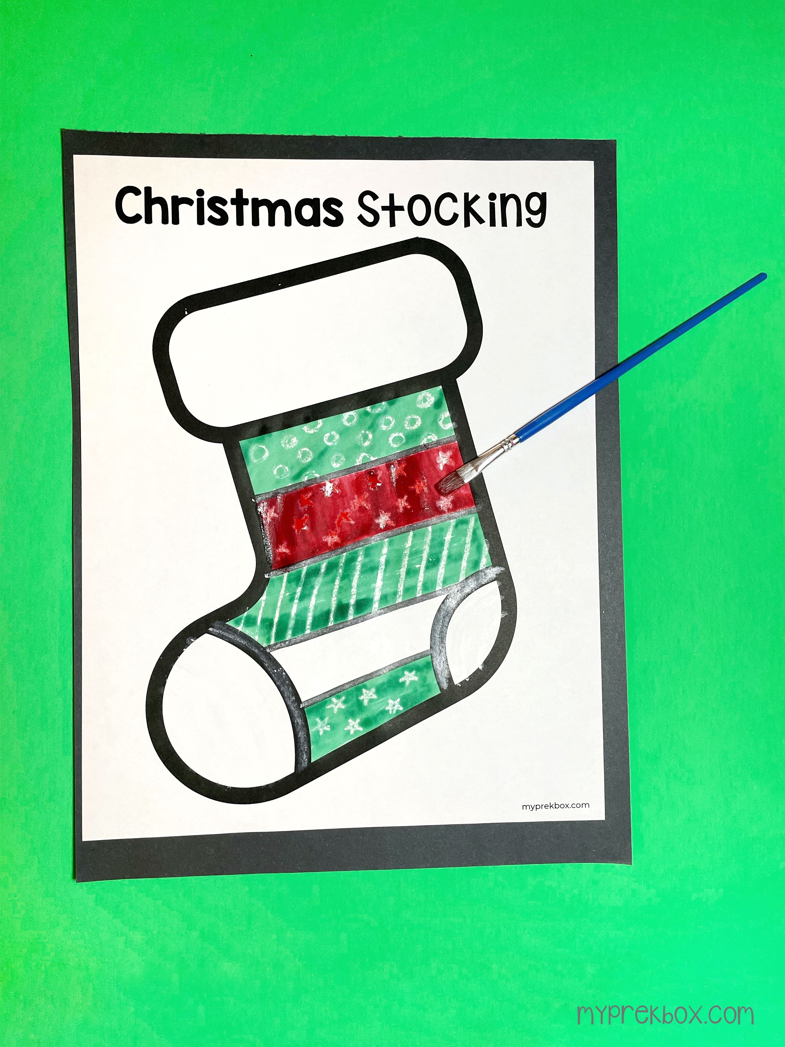 painting on paint resist stocking