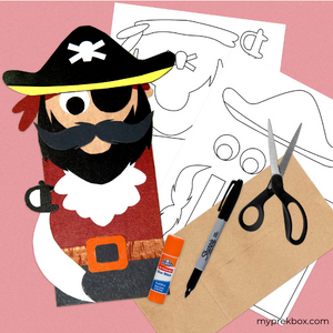 paper bag puppet pirate