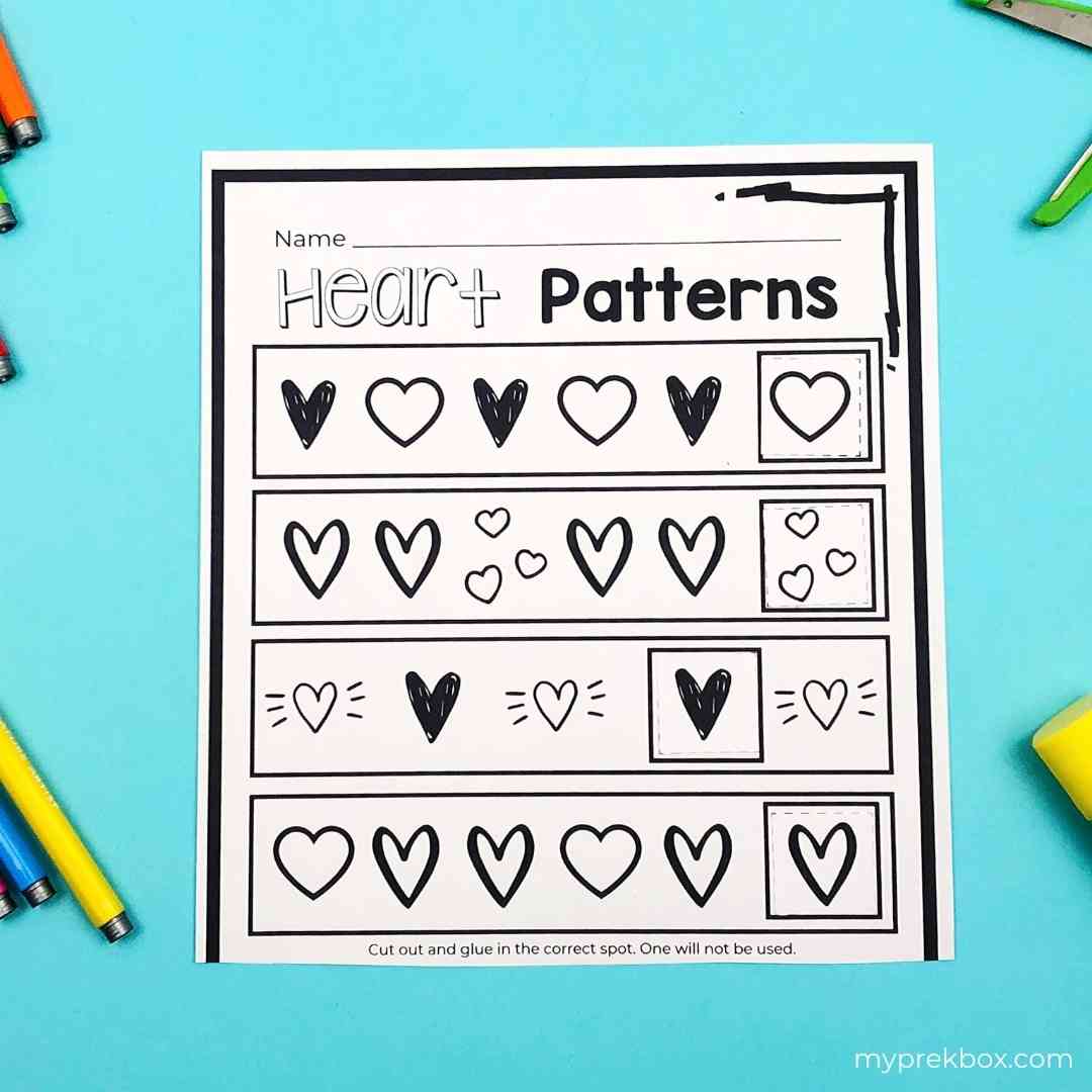patterns activity for preschool