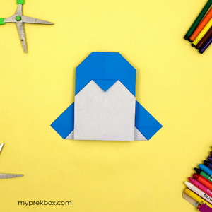 penguin origami for kids