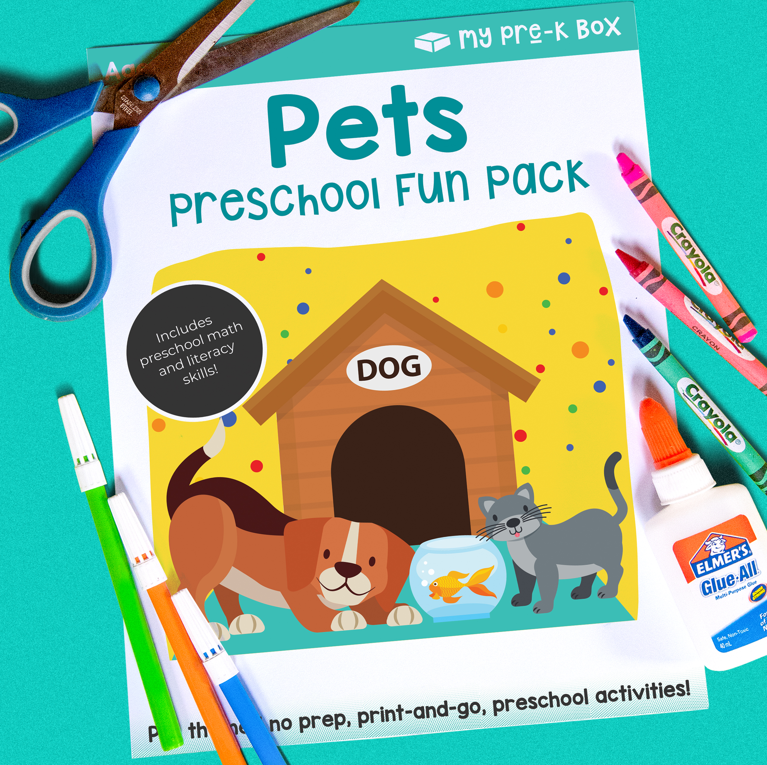 pet themed worksheets 