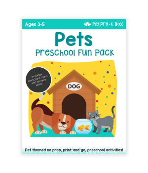 free pet-themed worksheets for kids