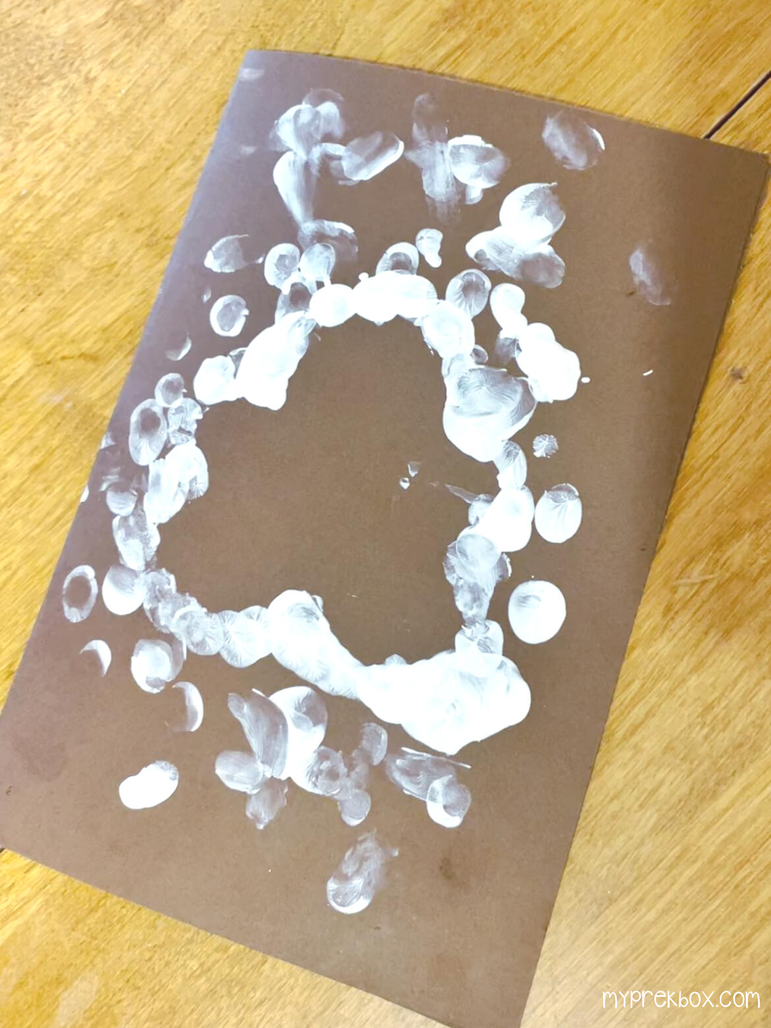 Reverse Fingerprint Christmas Card