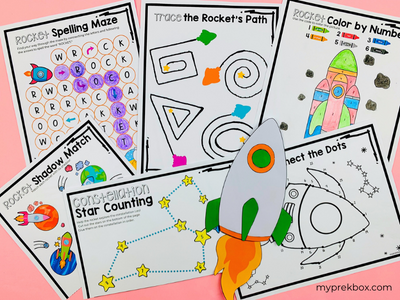 rocket themed activities for kids