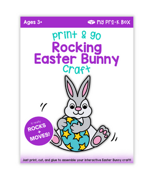 rocking bunny craft for kids