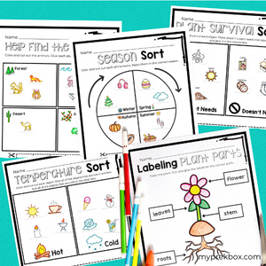 science worksheets for kids