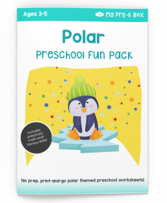 polar themed worksheets for preschool