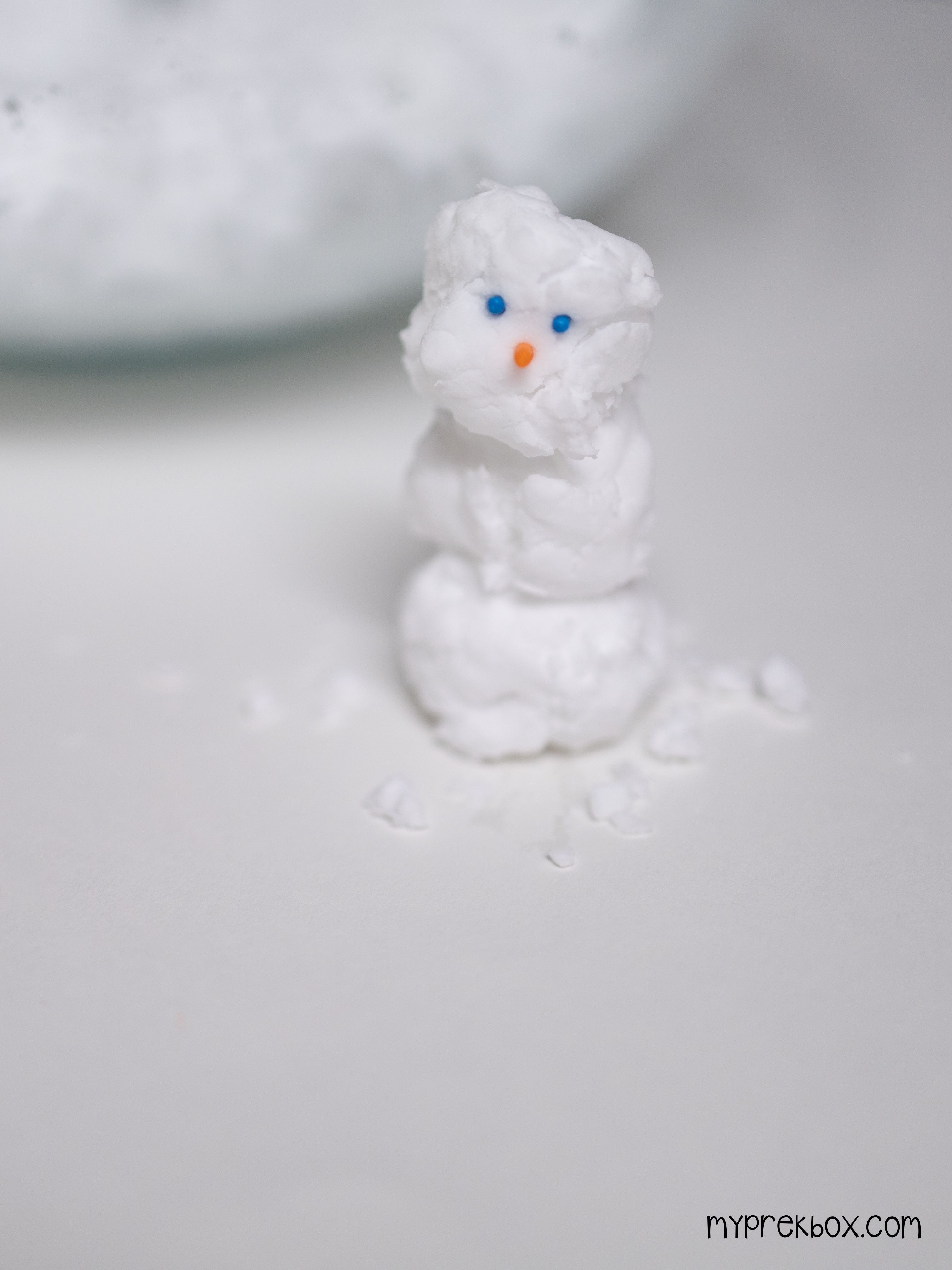 sensory snow snowman