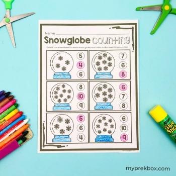 winter worksheets for preschoolers