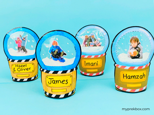 winter-themed craft for preschool kids