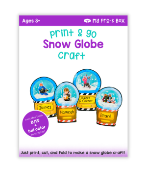 free winter themed craft for preschoolers