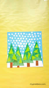 winter themed craft for kids