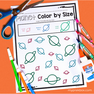 size recognition activity for kids