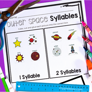 syllables worksheet for preschoolers