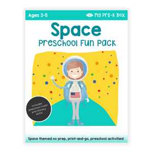 space preschool fun pack
