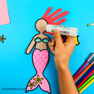 free mermaid craft for kids