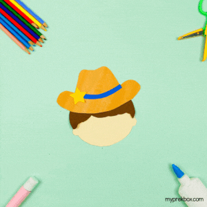 free cowboy craft for kids