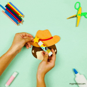 free cowgirl craft for kids