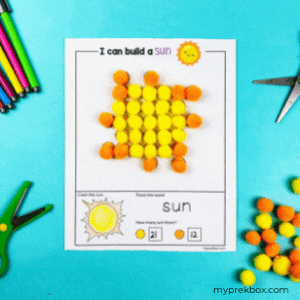 summer-themed worksheets for kids