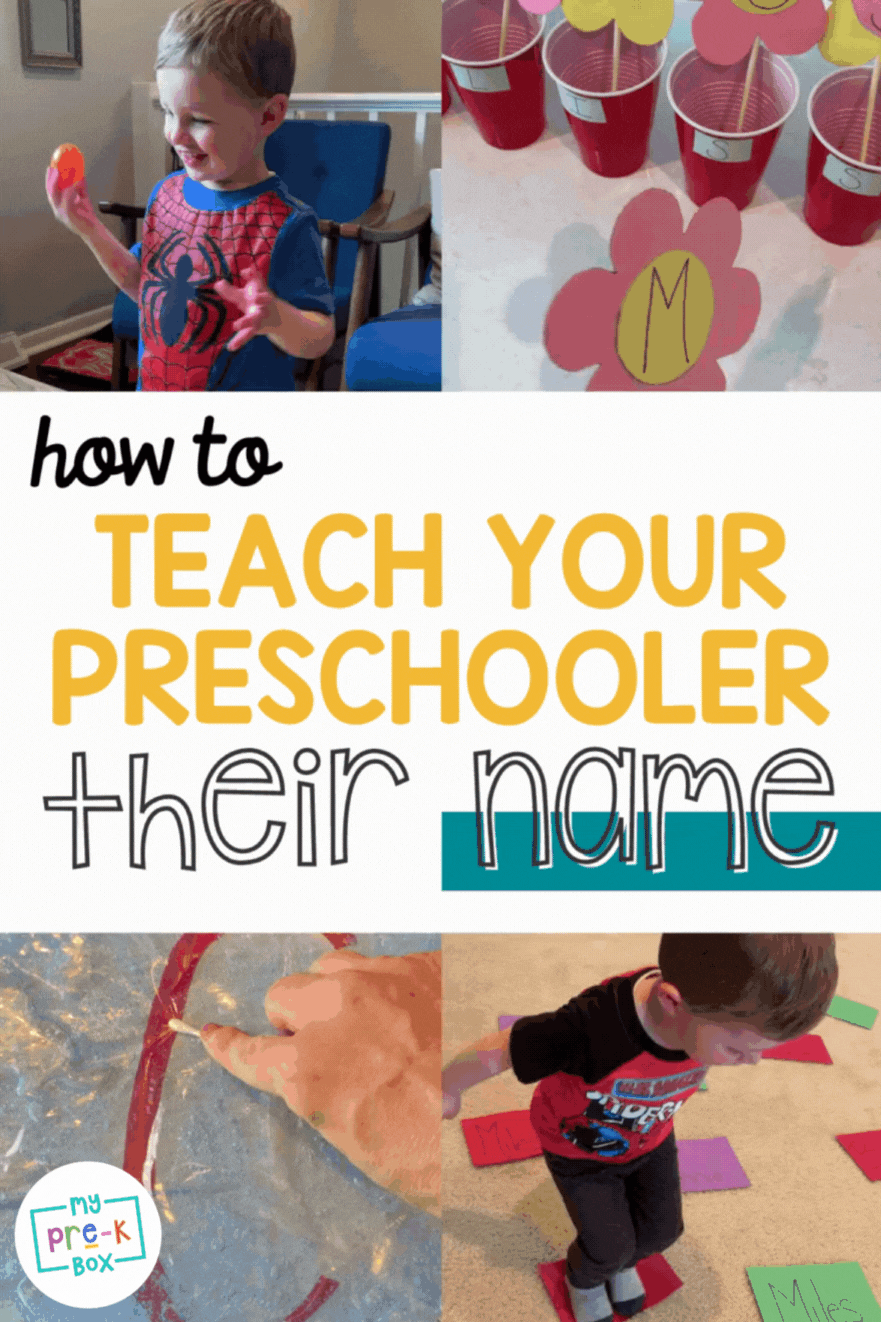 teaching kids to write their names