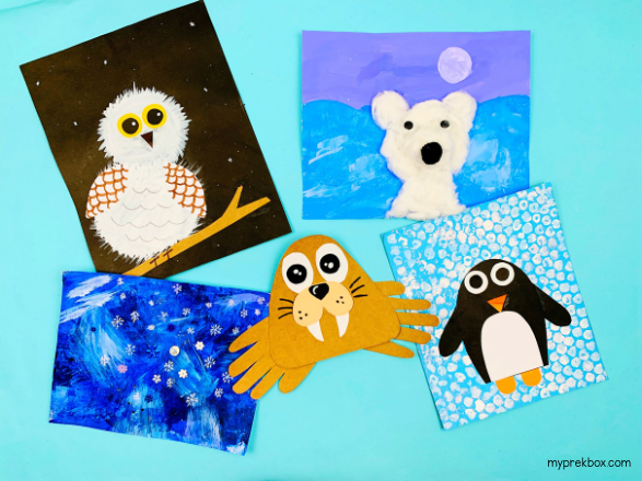 easy winter themed crafts for preschoolers
