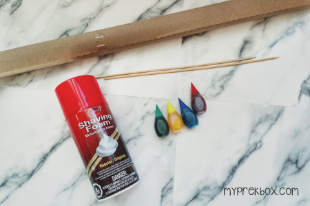 DIY Wrapping Paper: Marble Painting