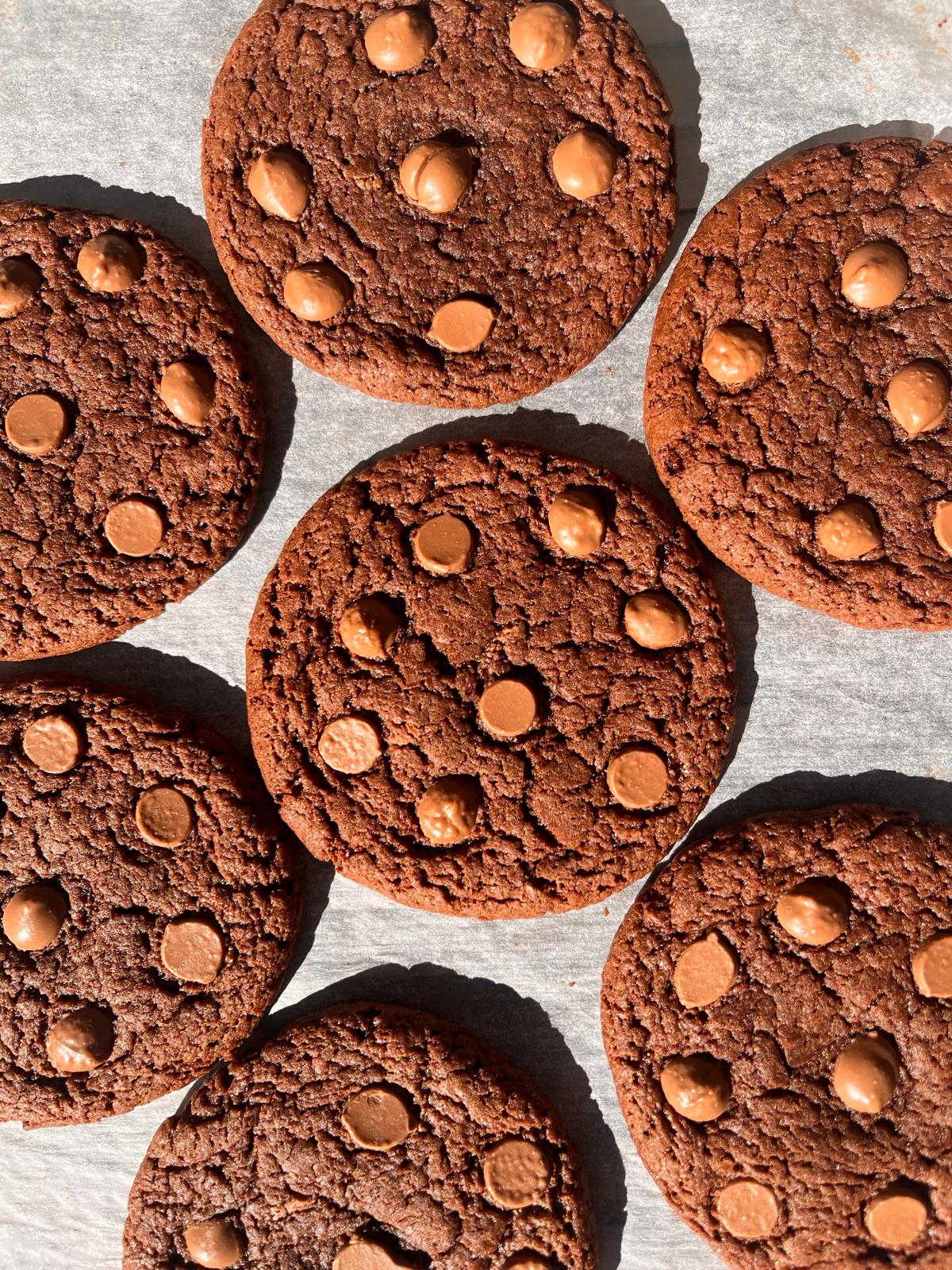 Kladdkakecookies