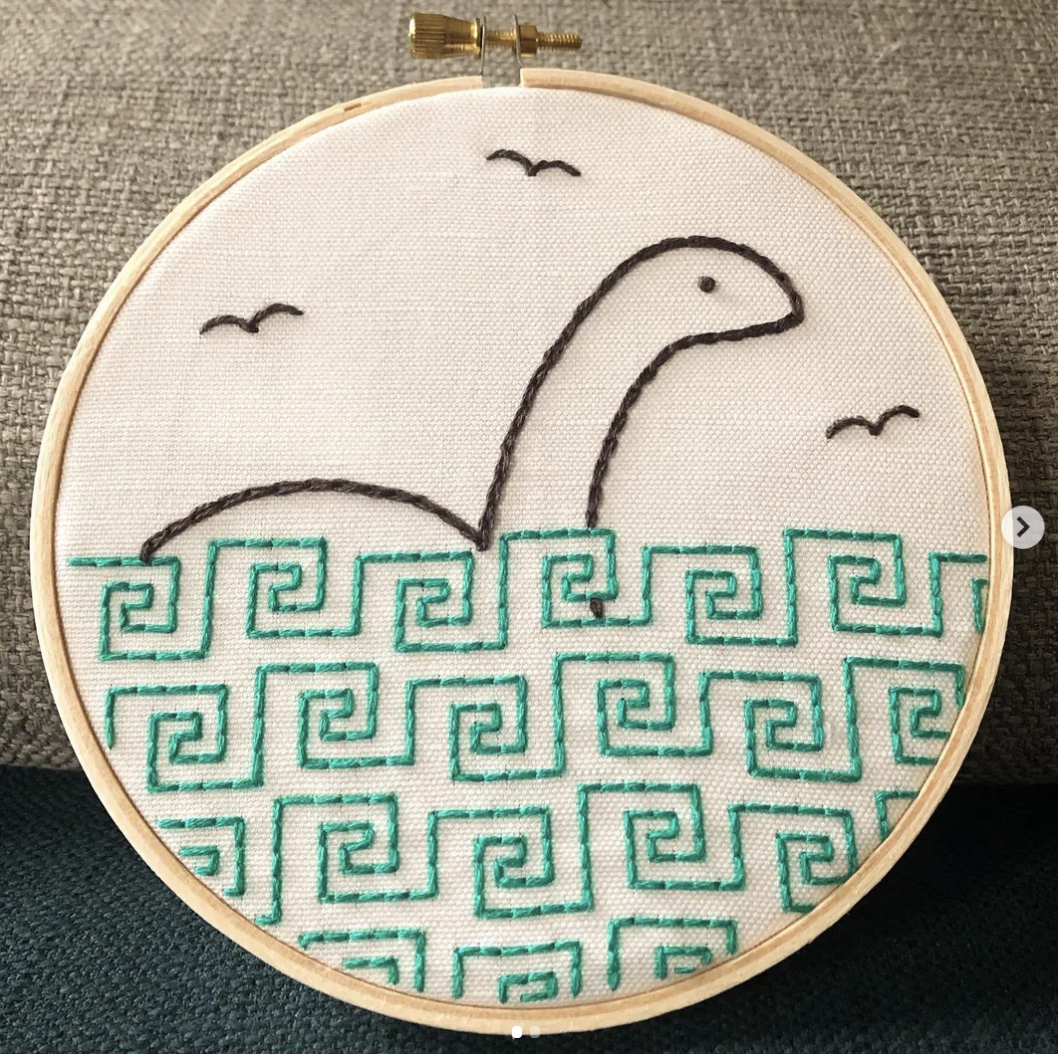 Loch Ness Embroidery Kit