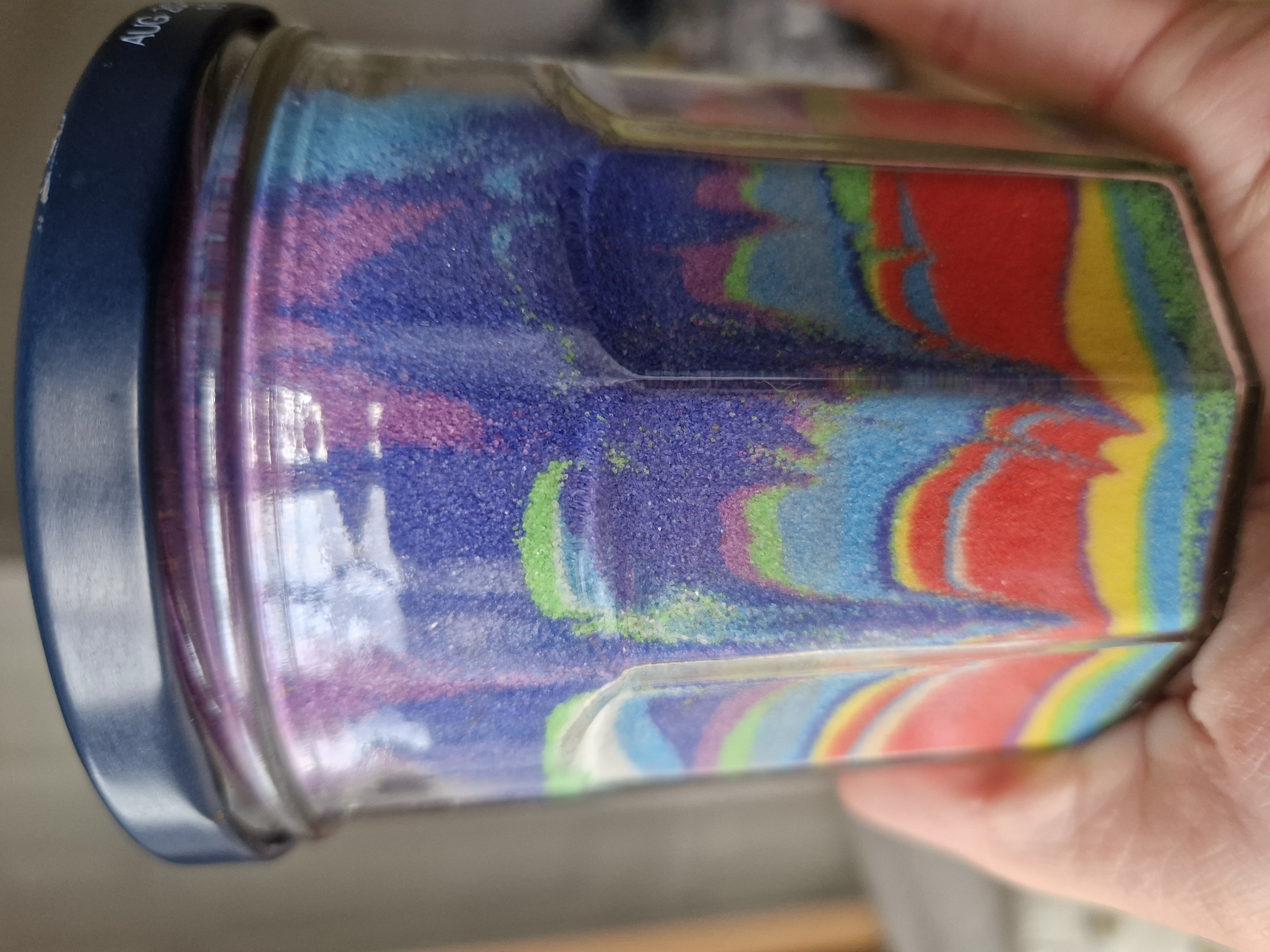 sand art jar