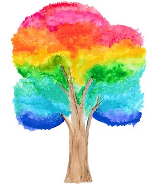 Rainbow Tree Box Logo
